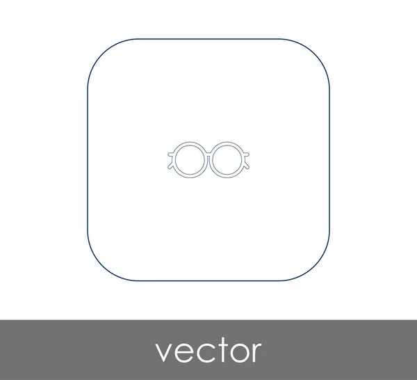 Eyeglasses Web Icon Vector Illustration — Stock Vector