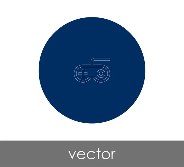 Joystick Symbol Logo Vektorillustration — Stockvektor