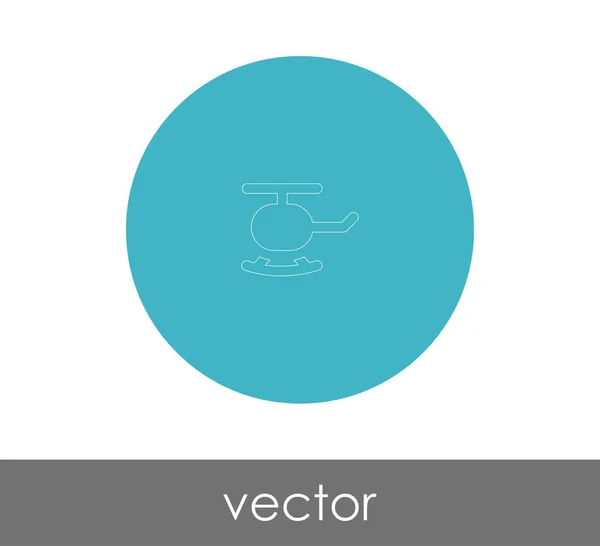 Helikopter-Websymbol — Stockvektor