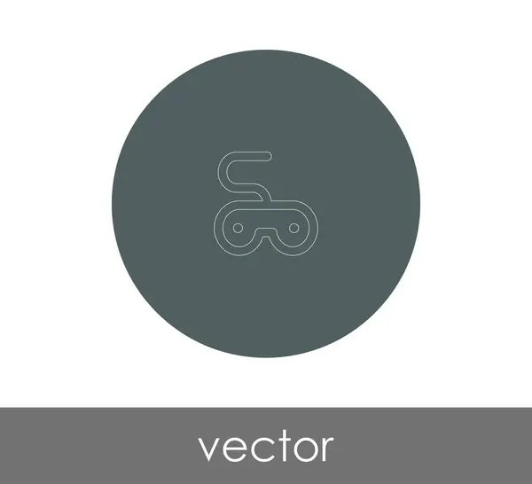 Joystick Symbol Logo Vektorillustration — Stockvektor