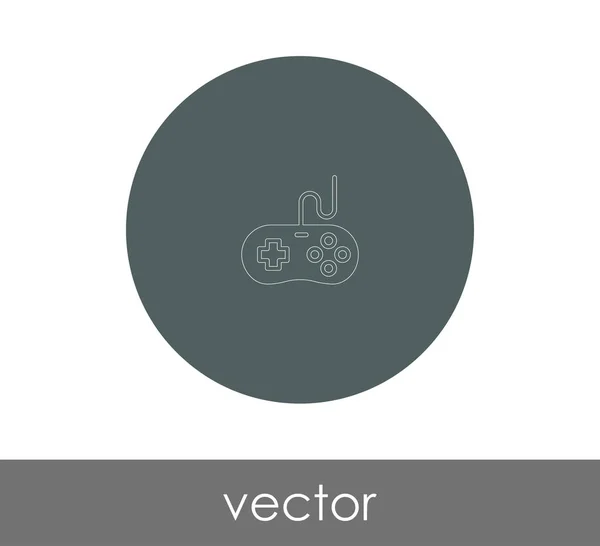 Ícone Joystick Logotipo Ilustração Vetorial — Vetor de Stock