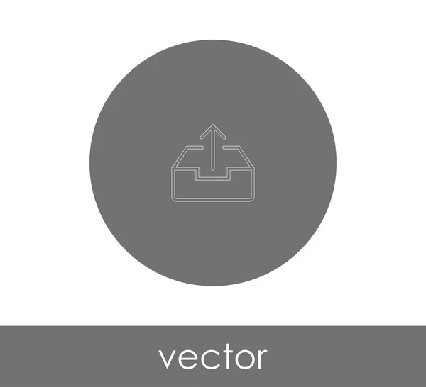 Logo Archief Pictogram Vectorillustratie — Stockvector