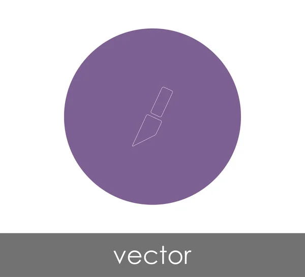 Couteau Icône Vectoriel Illustration Logo — Image vectorielle