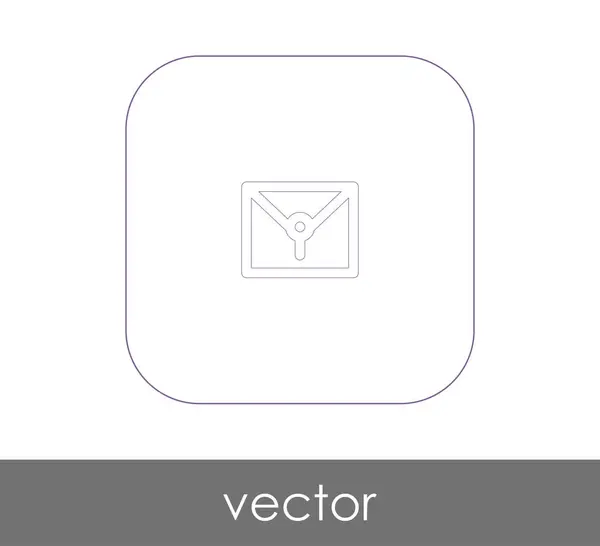 Icono Sobre Logotipo Ilustración Vectores — Vector de stock