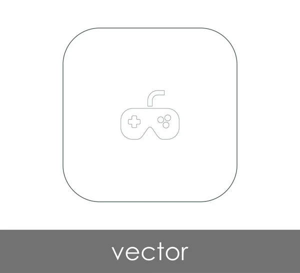 Joystick Ikon Logó Vektoros Illusztráció — Stock Vector
