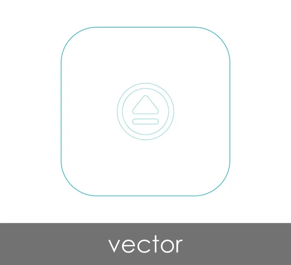 Icono de expulsión — Vector de stock