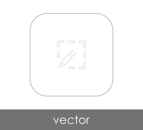 Editar icono de concepto — Vector de stock