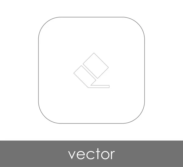 Иконка ластика — стоковый вектор
