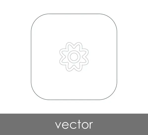 Flower  web icon — Stock Vector