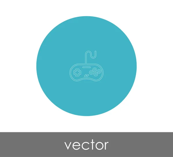 Joystick Symbol Logo Vektorillustration — Stockvektor