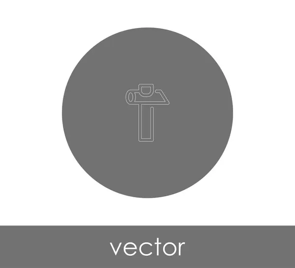 Hammer flat icon — Stock Vector