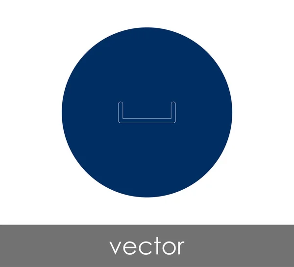 Logo Icône Archive Illustration Vectorielle — Image vectorielle