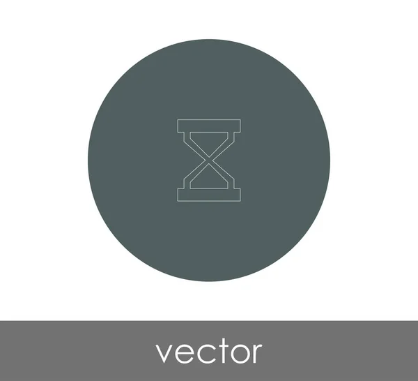 Homokóra ikonra — Stock Vector