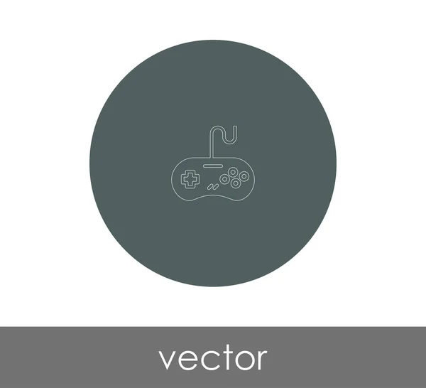 Ícone Joystick Logotipo Ilustração Vetorial —  Vetores de Stock