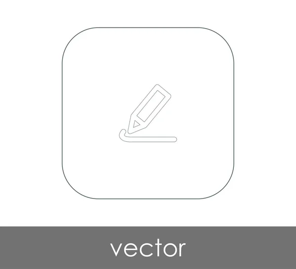 Editar icono de concepto — Vector de stock