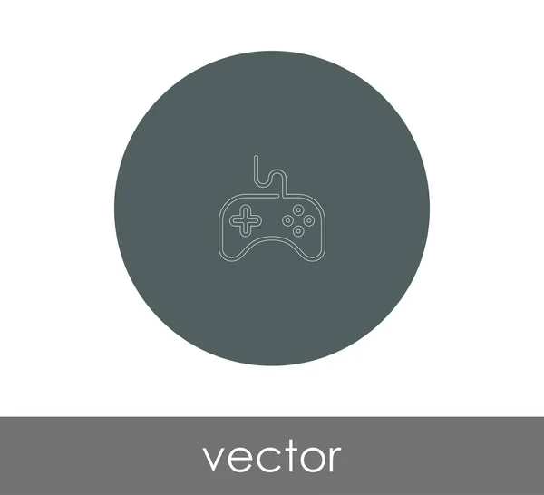 Icône Joystick Logo Illustration Vectorielle — Image vectorielle