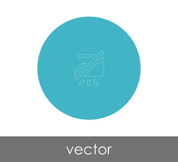 Icono Hierro Vector Ilustración Logotipo — Archivo Imágenes Vectoriales