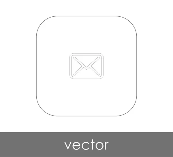 Иконка Письма Векторная Иллюстрация — стоковый вектор