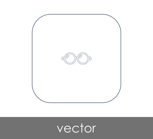 Gafas Icono Web Ilustración Vectorial — Archivo Imágenes Vectoriales