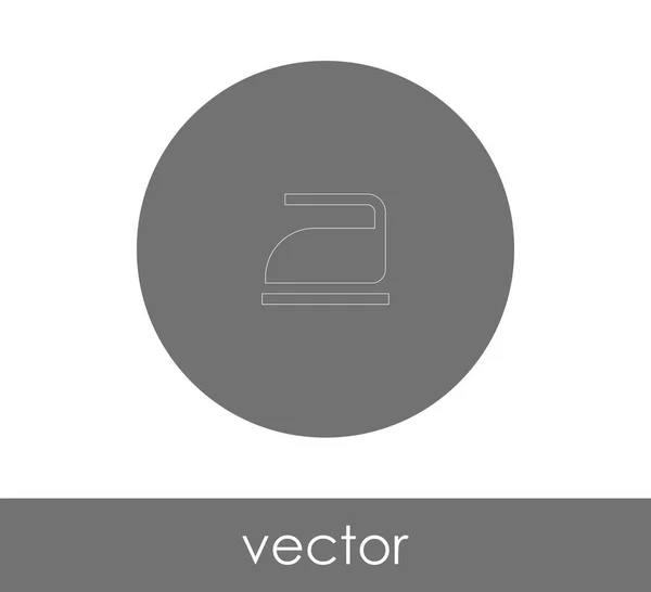 Icono Hierro Ilustración Vector Logotipo — Archivo Imágenes Vectoriales