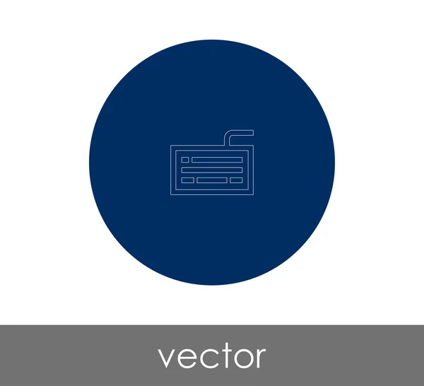 Tastatur-Symbol — Stockvektor