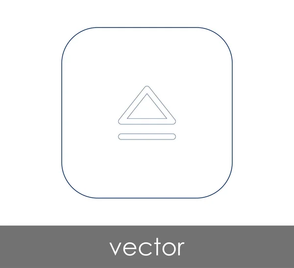 Mata ut ikonen — Stock vektor