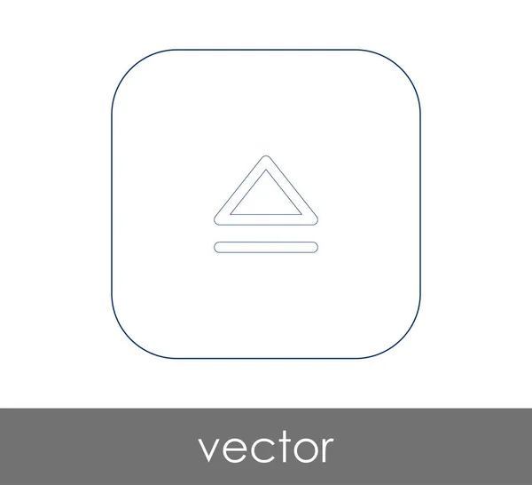 Icono de expulsión — Vector de stock