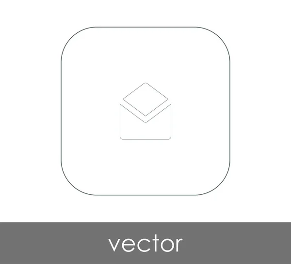 Umschlagsymbol Logo Vektorillustration — Stockvektor