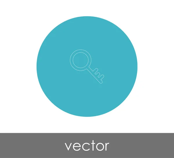 Key Icon Vector Illustration — Stock Vector