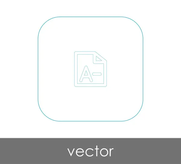 Egy plusz fokozatú ikon — Stock Vector