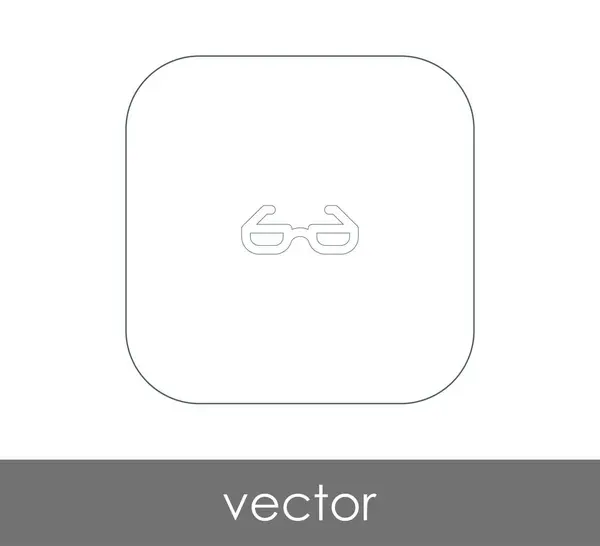 Icono gafas graduadas — Vector de stock