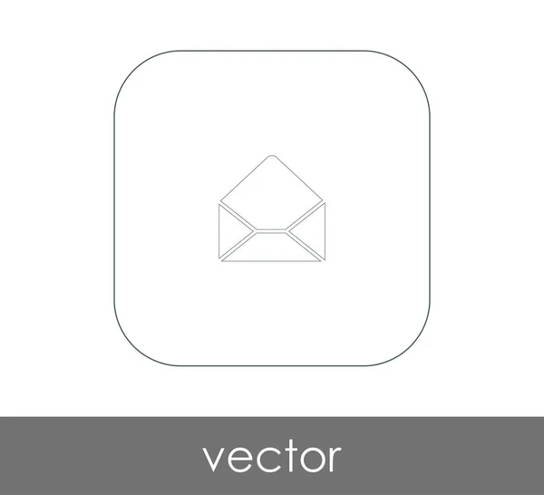 Umschlagsymbol Logo Vektorillustration — Stockvektor