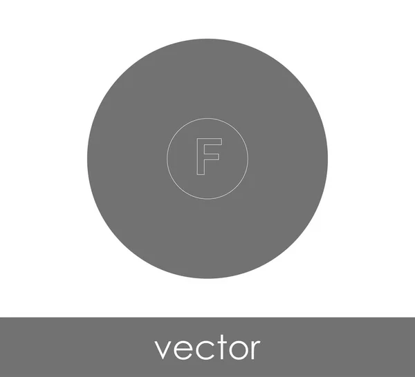 Diseño del icono de grado — Vector de stock