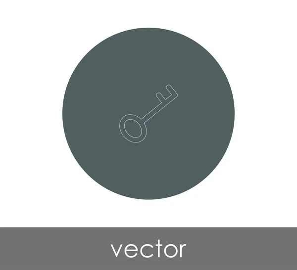 Pictograma web cheie — Vector de stoc