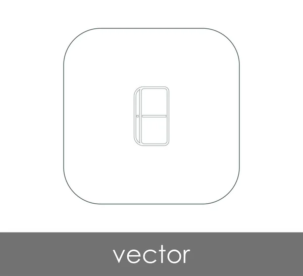 Icono de borrador — Vector de stock