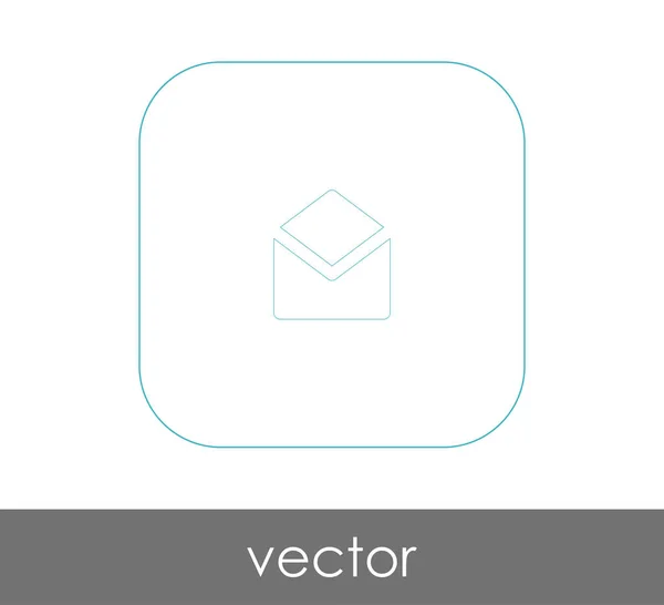 Umschlagsymbol Logo Vektorillustration — Stockvektor