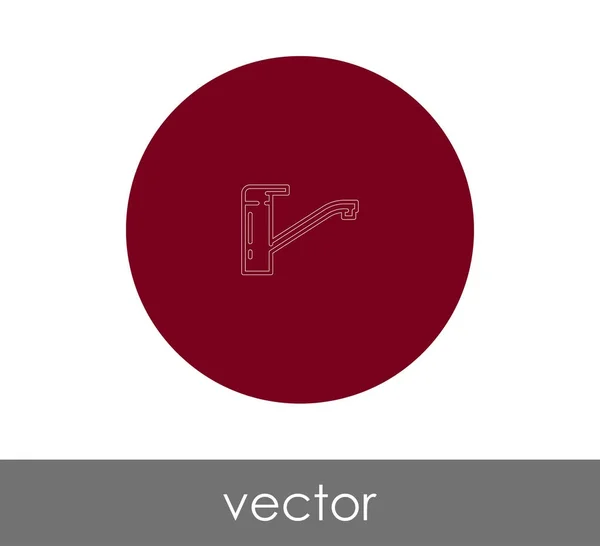 Logo Icône Robinet Illustration Vectorielle — Image vectorielle