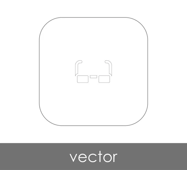 Ícone Web Óculos Ilustração Vetorial — Vetor de Stock
