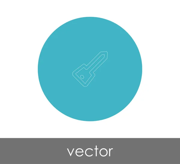 Key Icon Vector Illustration — Stock Vector