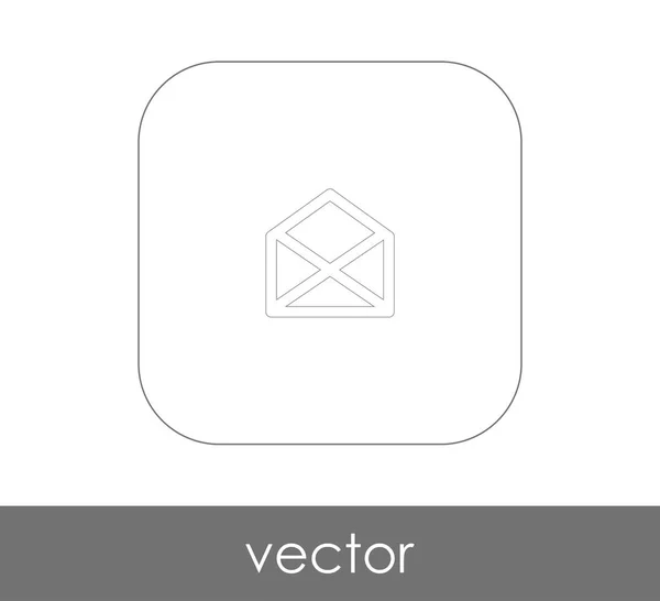 Ícone da web de envelope — Vetor de Stock