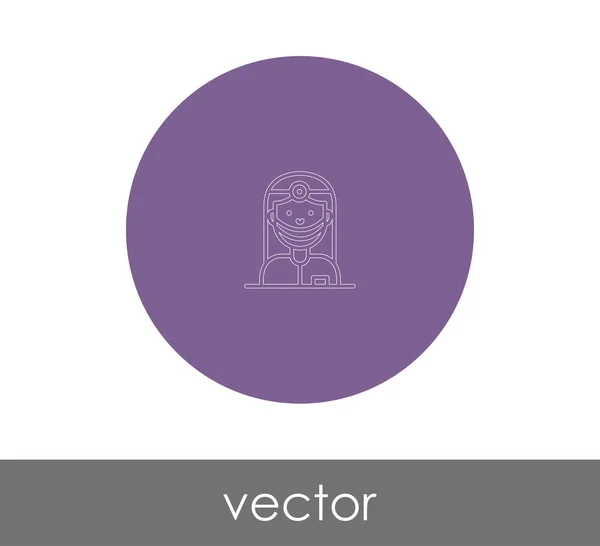 Doctor Icono — Vector de stock