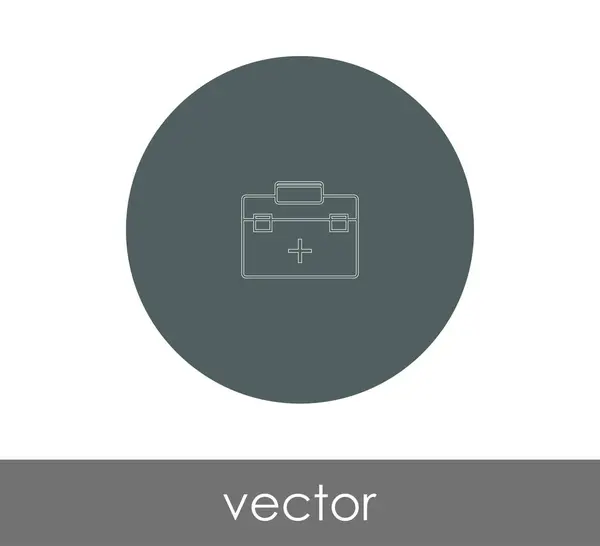 Ícone do kit de primeiros socorros — Vetor de Stock