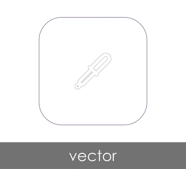 Значок дроппера — стоковый вектор