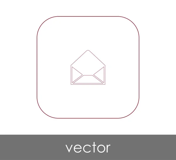 Icono Sobre Logotipo Ilustración Vectores — Vector de stock