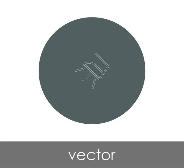 Iron Icon Vector Illustration Logo — Stock Vector