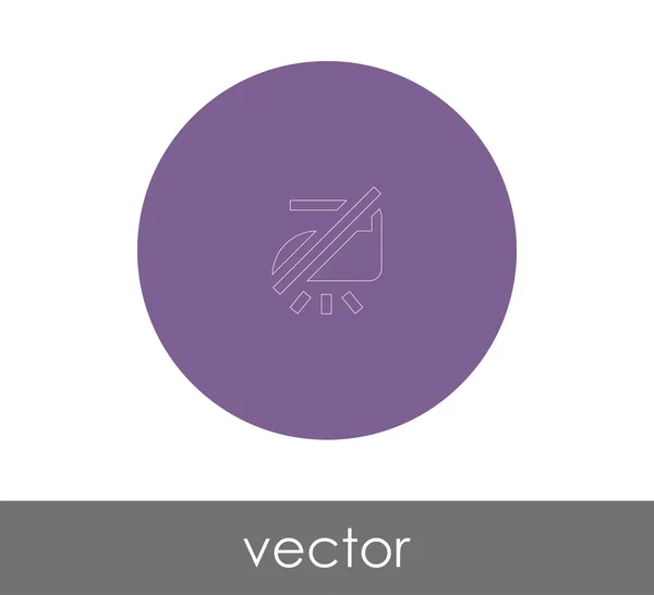 Железный Иконка Векторная Иллюстрация Логотип — стоковый вектор