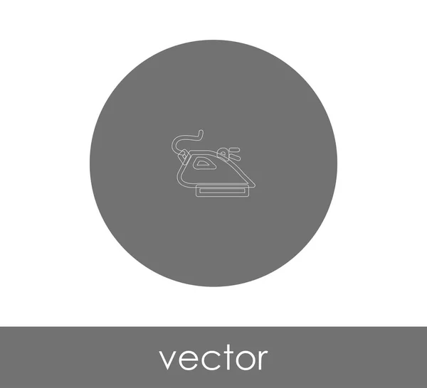 Železná Ikona Vektorové Ilustrace Logo — Stockový vektor