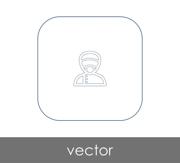 Doctor Icon Logo Vector Illustration — Stock Vector