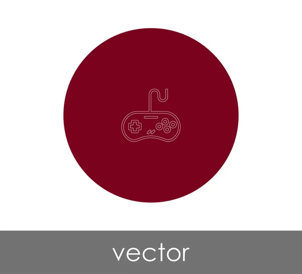 Joystick Symbol Logo Vektorillustration — Stockvektor