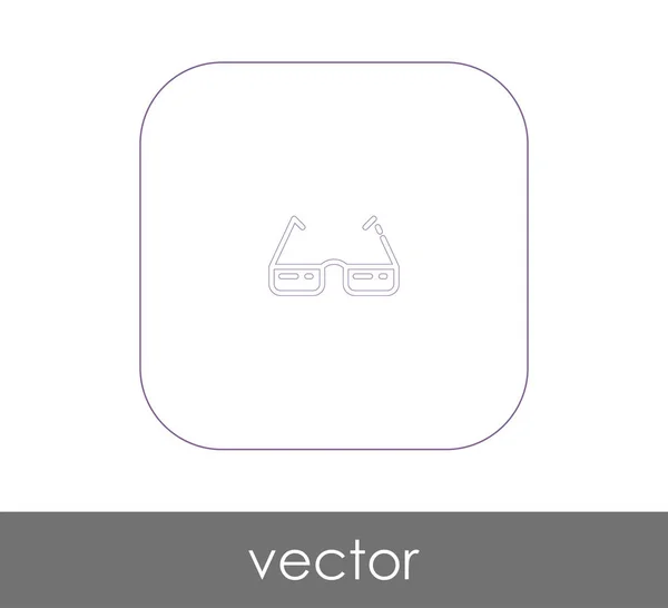 Icône Web Lunettes Illustration Vectorielle — Image vectorielle